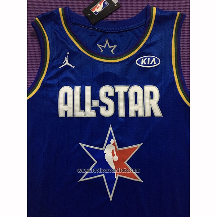 Camiseta All Star 2020 Los Angeles Clippers Kawhi Leonard #2 Azul